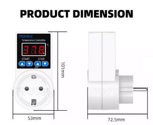 Termostat pentru suflanta de aer cald camera 220V