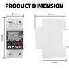 Releu protectie la suparasarcina inteligent smart WIFI 63A