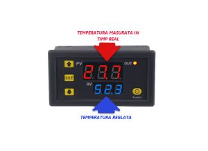 Termostat controler de temperatura sera clocitoare
