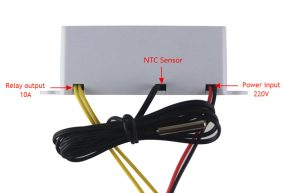 Termostat digital electronic cu trei afisaje