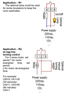 Termostat electronic controler de temperatura cu temporizare pentru clocitoare sera 220V