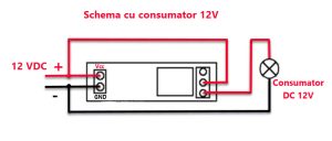 releu de temporizare 12V modul temporizator