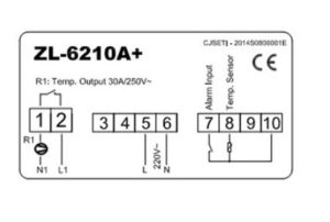 Termostat digital electronic cu releu 10A 30A
