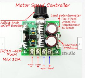 variator PWM motor 12-40V