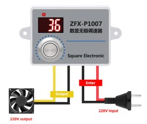Variator tensiune regulator turatie motor 220V 500W