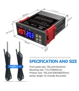 Controler de temperatura digital pentru incubator sera dospitor