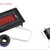 Ampermetru digital electronic panou 220V 0-60A AC