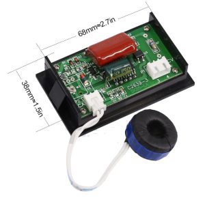 Ampermetru digital electronic panou 220V 0-60A AC