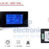 Contor electronic digital de panou volt amper watt metru 220V 100A
