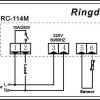 schema de conectare termostat RC-114M