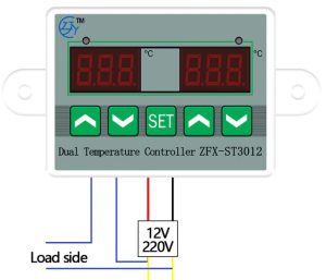 Termostat cu doua sonde