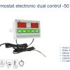 termostat cu doi senzori de temperatura