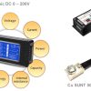 Contor electronic digital pentru baterii si panou solar fotovoltaic 0 - 200V 50-300A