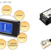 Contor electronic digital pentru baterii si panou solar fotovoltaic 0 - 200V 50-300A