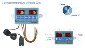 Termo higrostat 220V