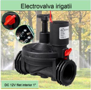 Electrovana electrovalva normal inchis 12V apa irigatii