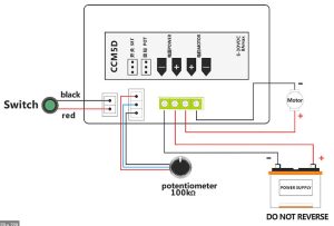 schema de conectare variator de turatie cu afisaj digital
