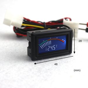 Termometru digital cu afisaj intre 5 si 24 volt