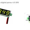 Voltmetru mini DC 4,5-30V