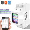 Releu protectie la suprasarcina smart meter temporizator WIFI 63A