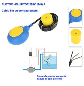Flotor plutitor protectie pompa apa 220V