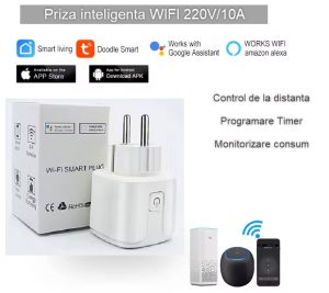 Priza inteligenta wifi smart 220V