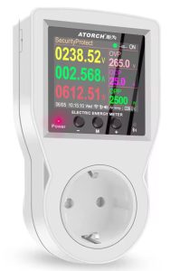 Priza protectie la suprasarcina WIFI smart meter 16A TUYA