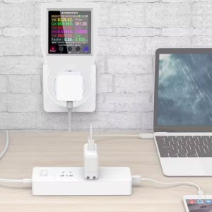 Priza protectie la suprasarcina WIFI smart meter 16A TUYA