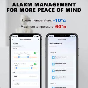 Senzor de temperatura umiditate inteligent WIFI TUYA