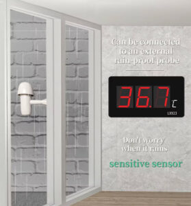 Termometru digital cu display mare 220V