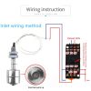 Senzor nivel plutitor inox pentru lichide ulei ars 45mm