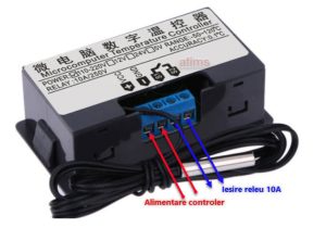 termostat electronic pentru clocitoare incalzire racire masina auto 12V W3230