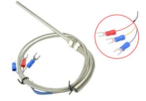 sonda senzor de temperatura PT100 din inox