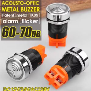 Led semnalizare si acustic buzzer 220VAC
