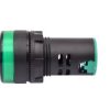 indicator 22mm verde 220V pe tablou