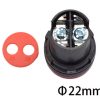 led semnalizare rosu 22mm 12V DC