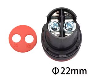 led semnalizare rosu 22mm 12V DC